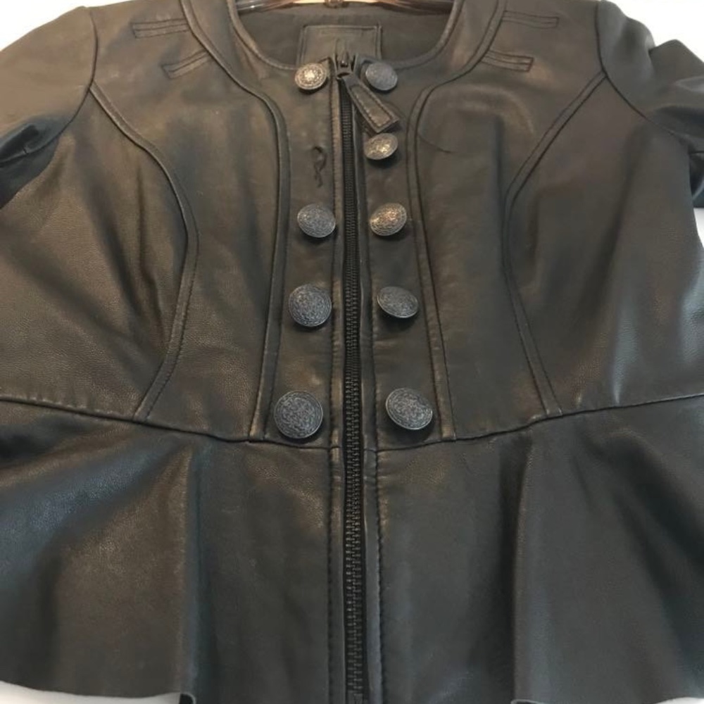 TRISTAN JACKET LEATHER XS